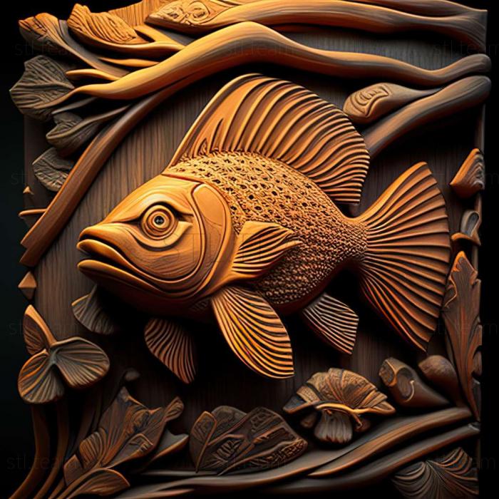 3D model Leopold s scalar fish (STL)